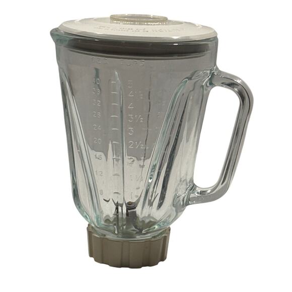 Vintage Glass Blender Jar Replacement Pitcher w/Lid & Blade - 5-Cup - Unbranded - Picture 1 of 7